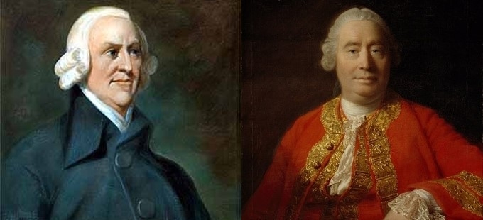 Titelbild: David Hume und Adam Smith. Zur seltenen Freundschaft zweier genial begabter Menschen