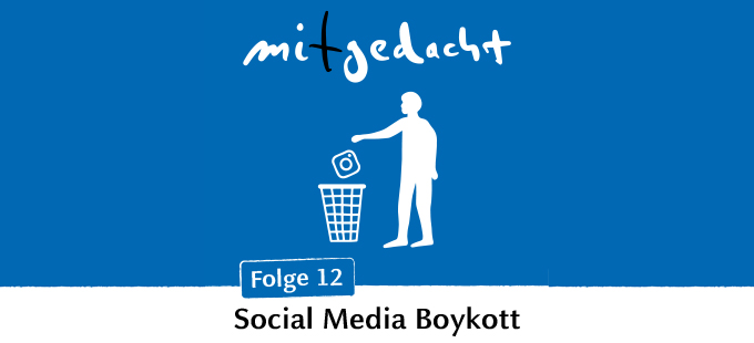 Titelbild: Social Media Boykott